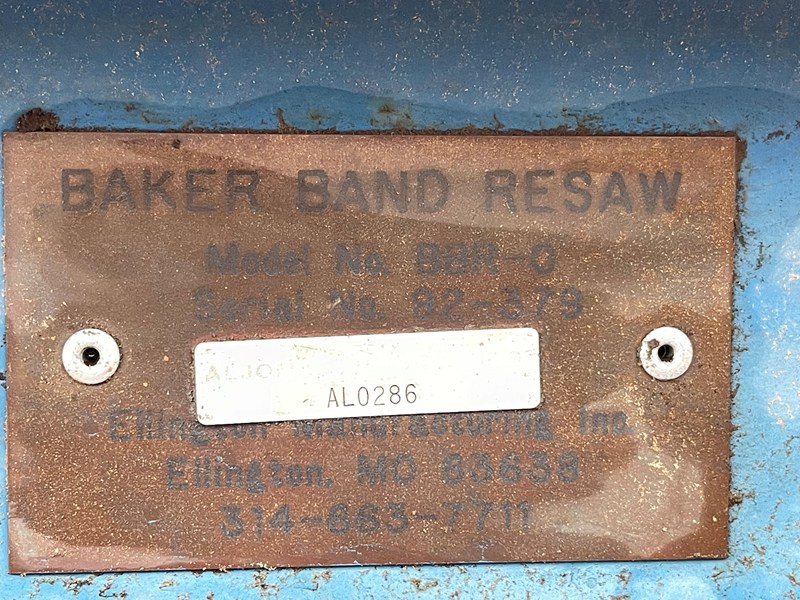 1992 Baker Model C Band Resaw